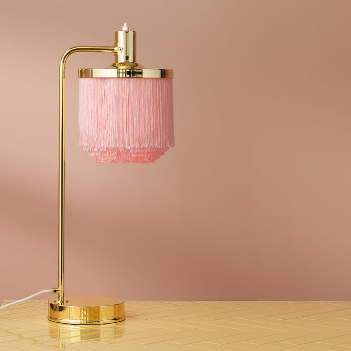 Fringe tafellamp, pale pink Warm Nordic