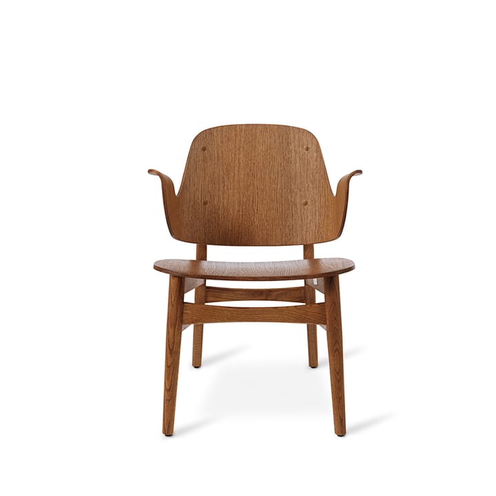 Gesture loungestoel, eikenhout teakgeolied Warm Nordic