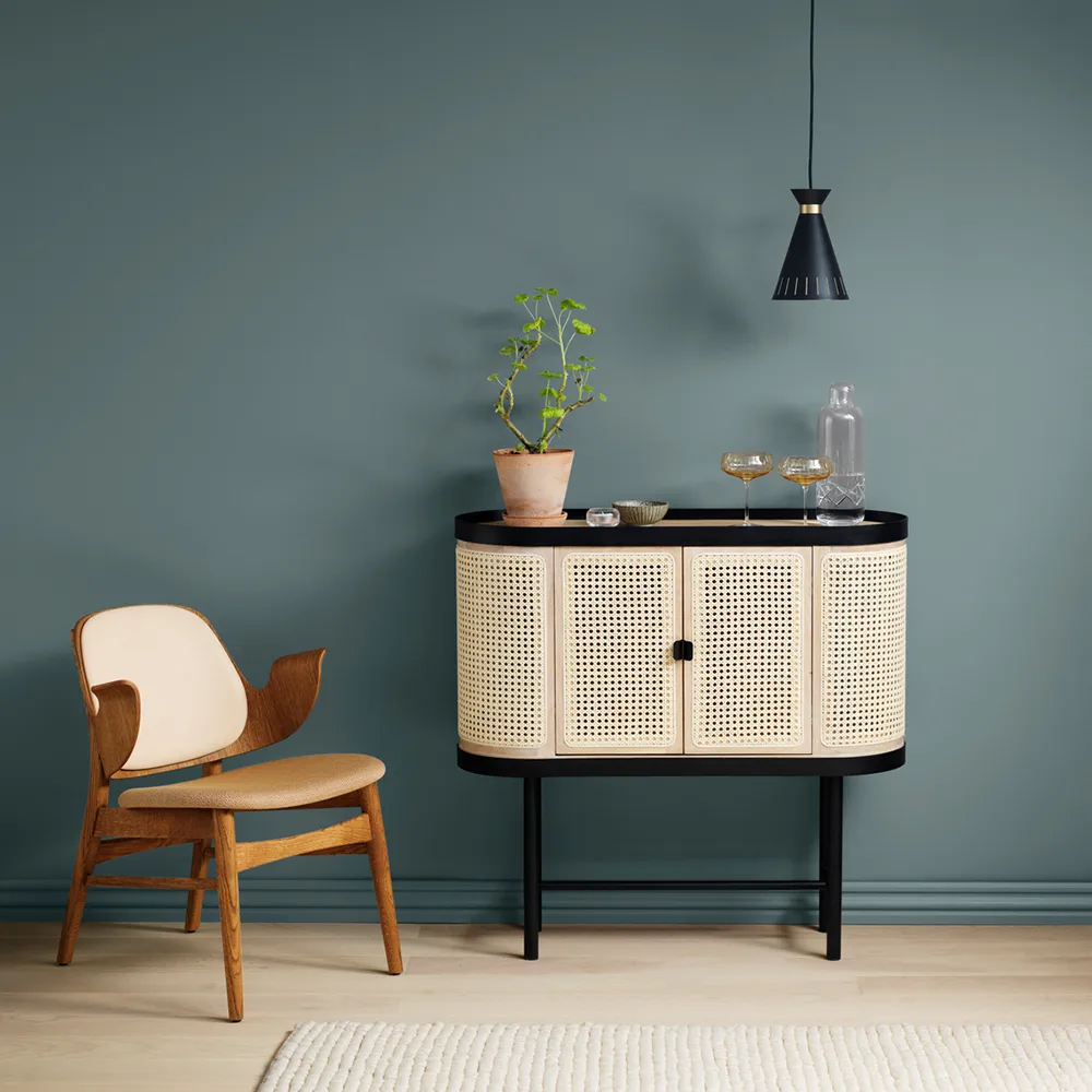 Gesture loungestoel, eikenhout teakgeolied Warm Nordic