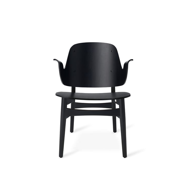 Gesture loungestoel - zwartgelakt beukenhout - Warm Nordic