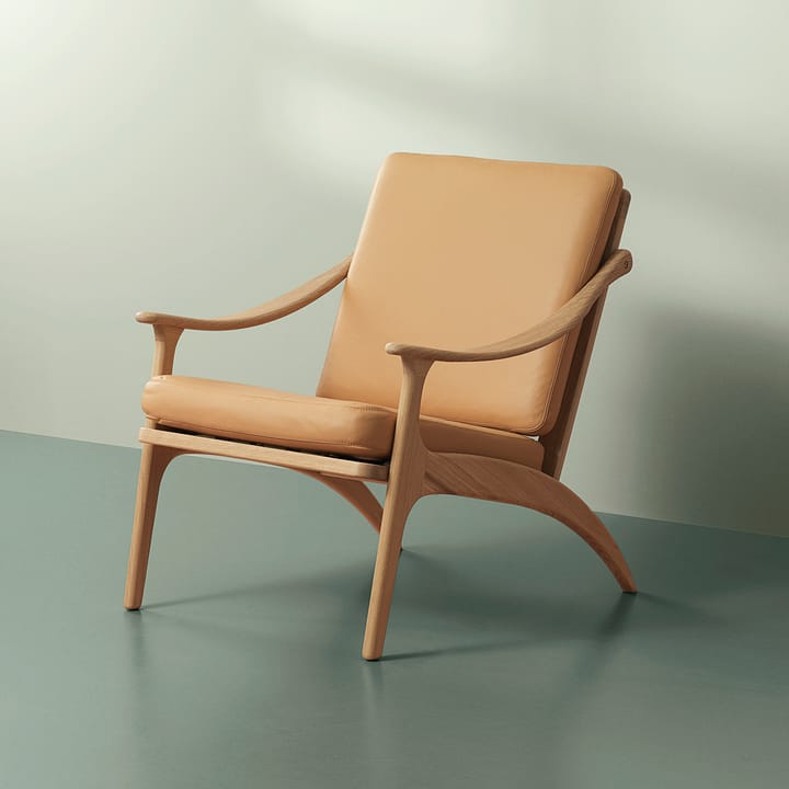 Lean Back Soavé fauteuil witgeolied eikenhout, Nature Warm Nordic