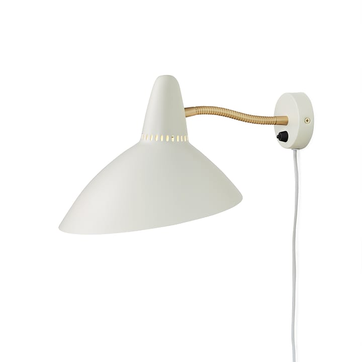 Lightsome muurlamp - warm white, messing detail - Warm Nordic