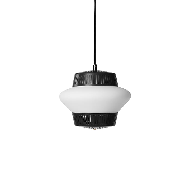 Opal Arch hanglamp - black noir, gezandstraald opaalglas - Warm Nordic