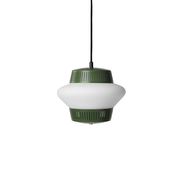 Opal Arch hanglamp - pine green, gezandstraald opaalglas - Warm Nordic