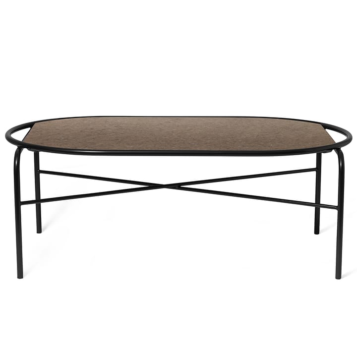 Secant ovale salontafel graniet - Antique brown - Warm Nordic