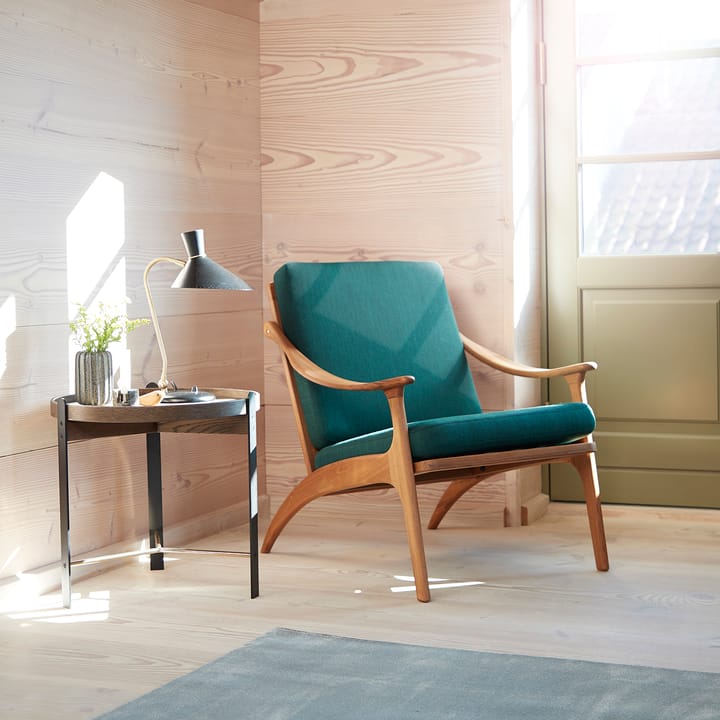 Secant salontafel marmer Ø60 cm, Black-gold Warm Nordic