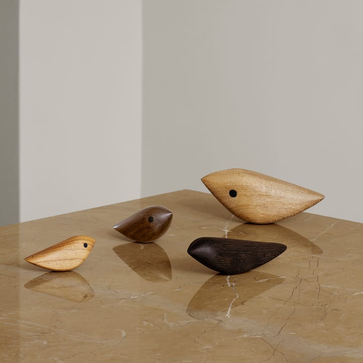 Twirling Bird decoratie L, Gerookt eiken Warm Nordic
