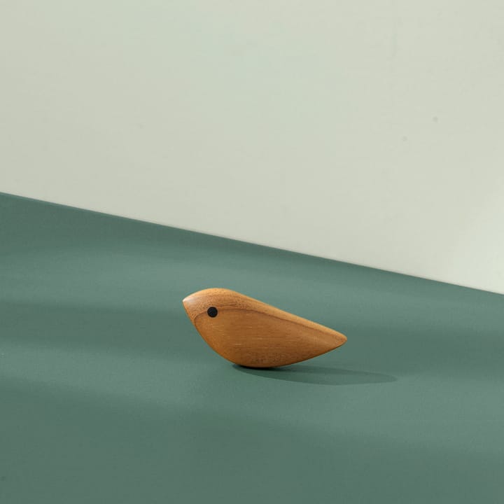 Twirling Bird decoratie S, Teak Warm Nordic