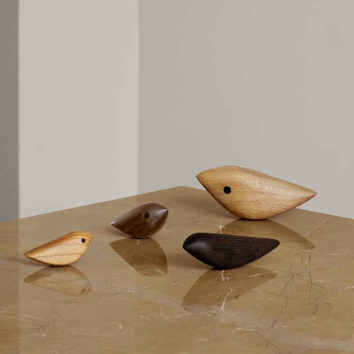 Twirling Bird decoratie S, Teak Warm Nordic