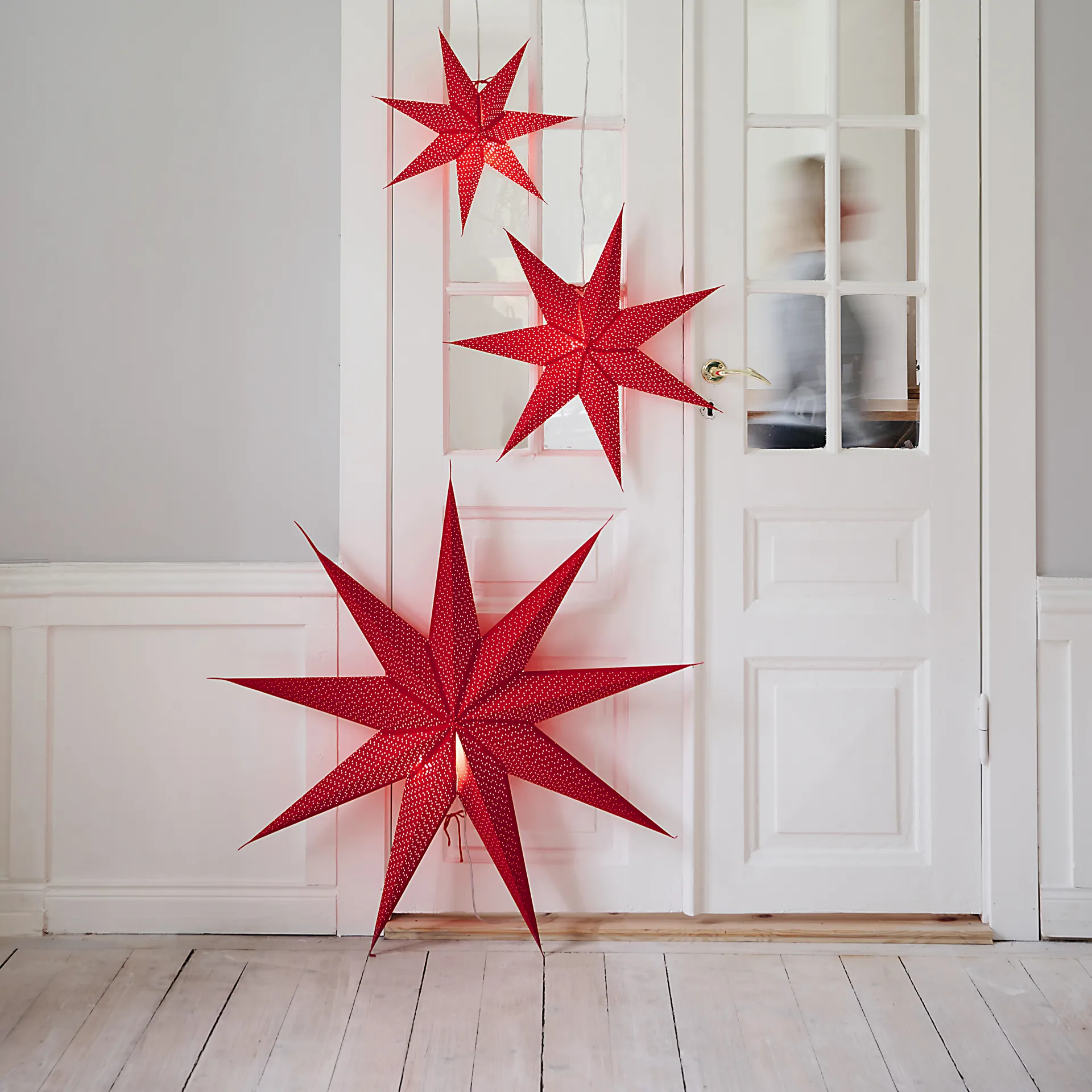 Aino Kerstster rood, 60 cm Watt & Veke