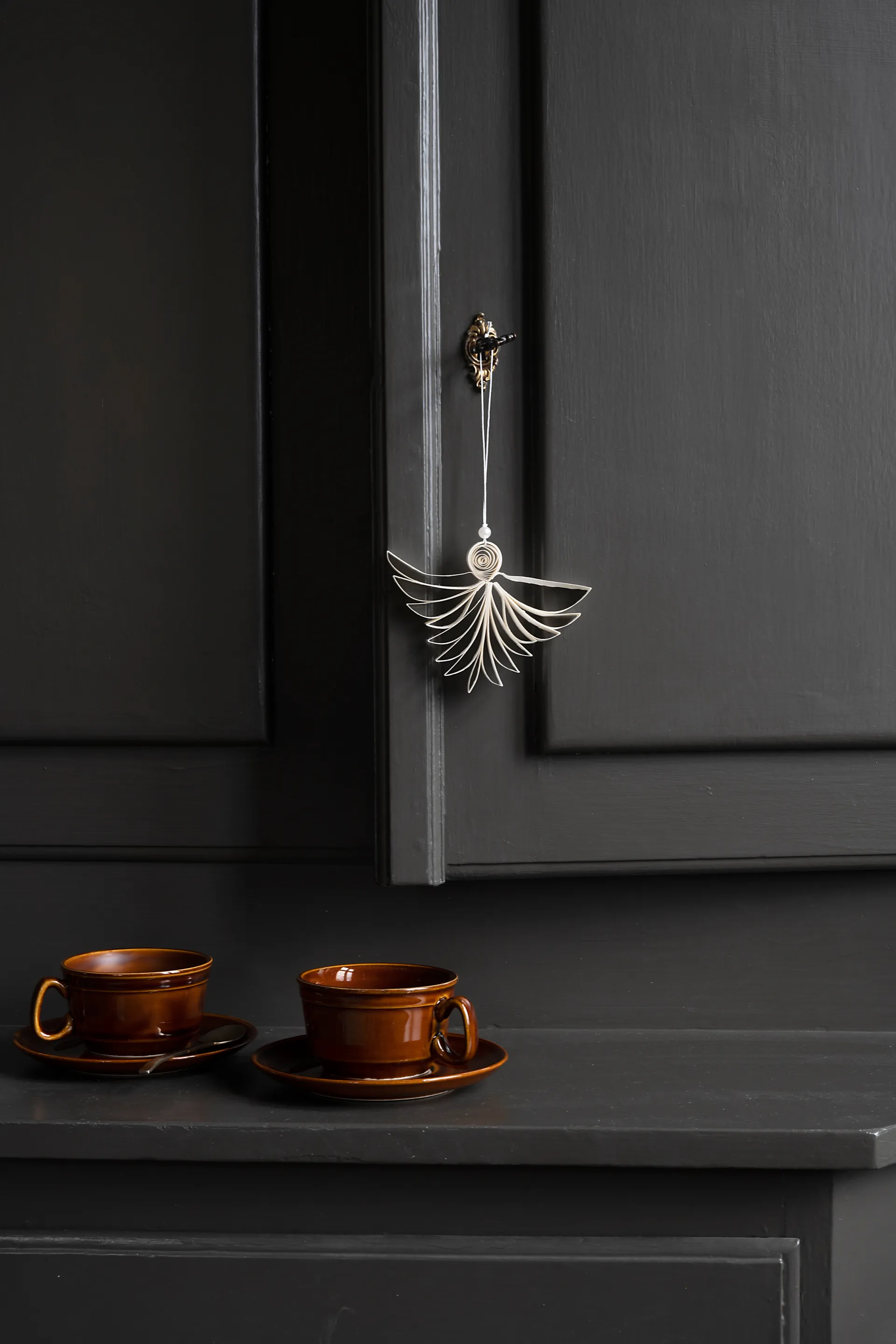 Angel kersthanger Ø10 cm, Natural Watt & Veke