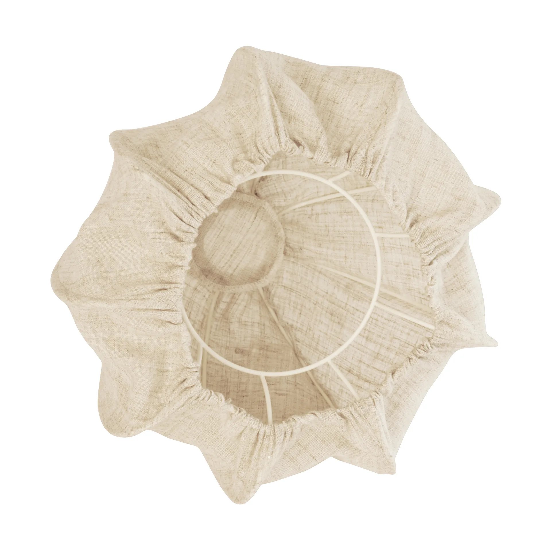 Anna plafond mini Ø30 cm, Natural linnen Watt & Veke