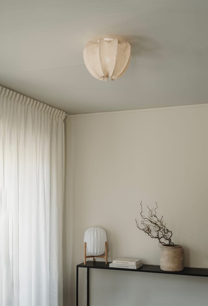 Anna plafond mini Ø30 cm, Natural linnen Watt & Veke