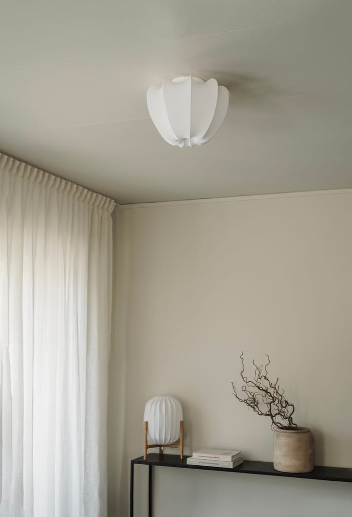 Anna plafond mini Ø30 cm, White katoen Watt & Veke