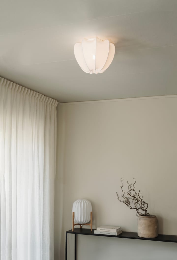 Anna plafond mini Ø30 cm, White katoen Watt & Veke