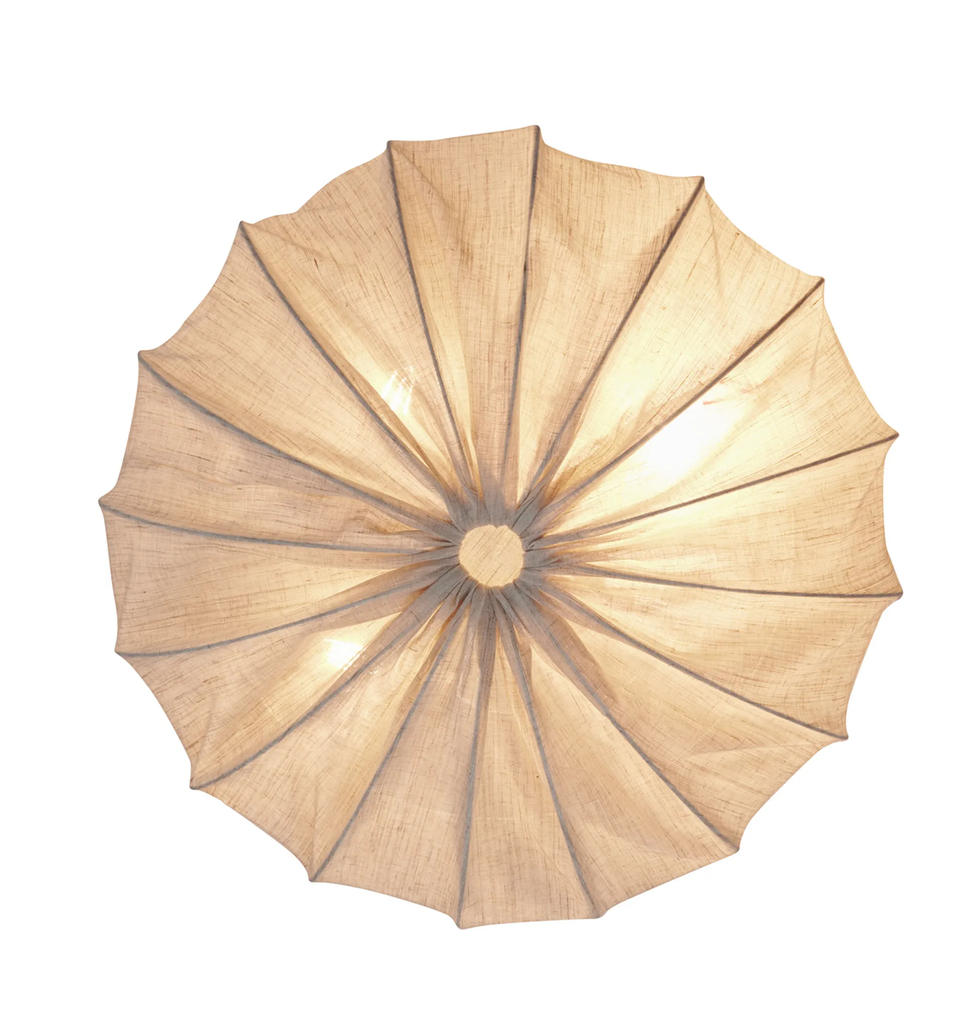 Anna plafonnière linnen Ø60 cm, Natural Watt & Veke