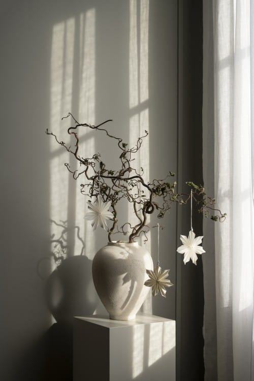 Aurora kerstdecoratie 3-pack, White-brown Watt & Veke