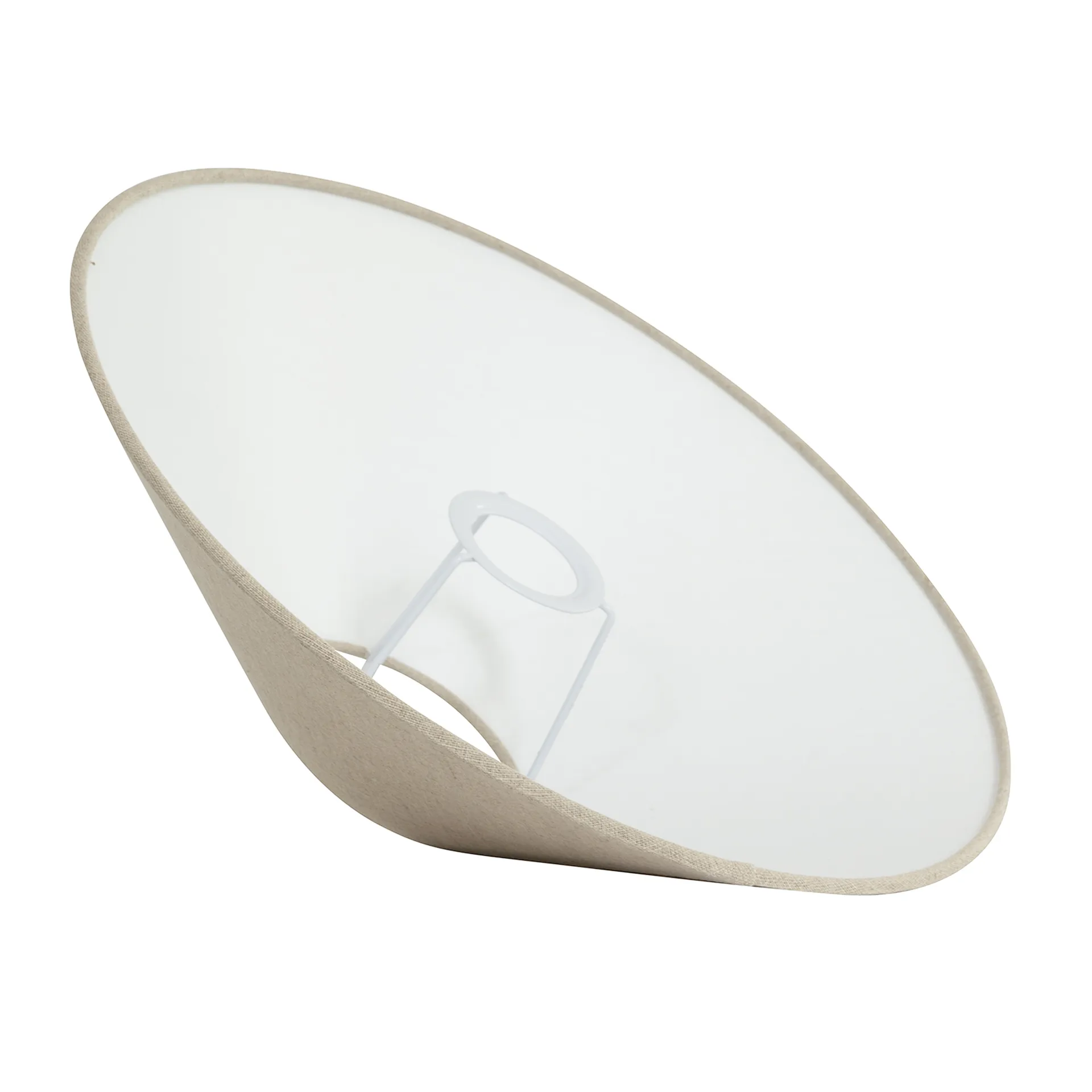 Basic flat lampenkap Ø30 cm, Natuurlijk Watt & Veke