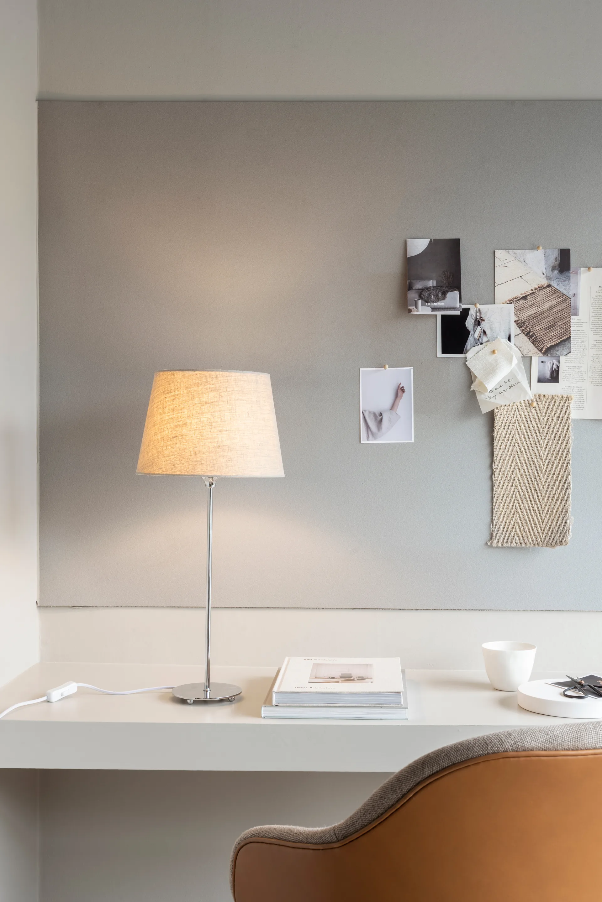 Basic straight lampenkap Ø26 cm, Natuurlijk Watt & Veke