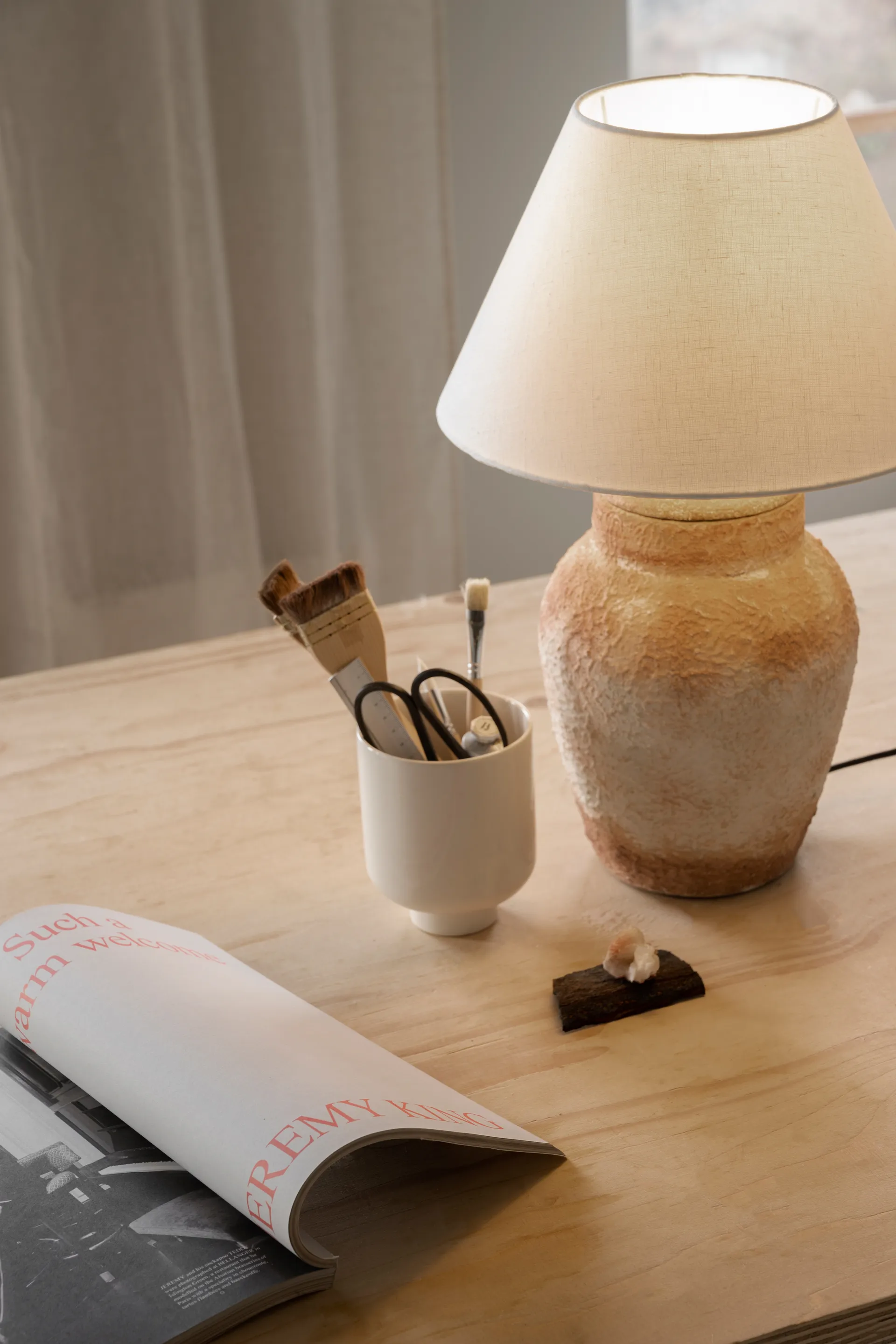 Basic wide lampenkap Ø25 cm, White Watt & Veke