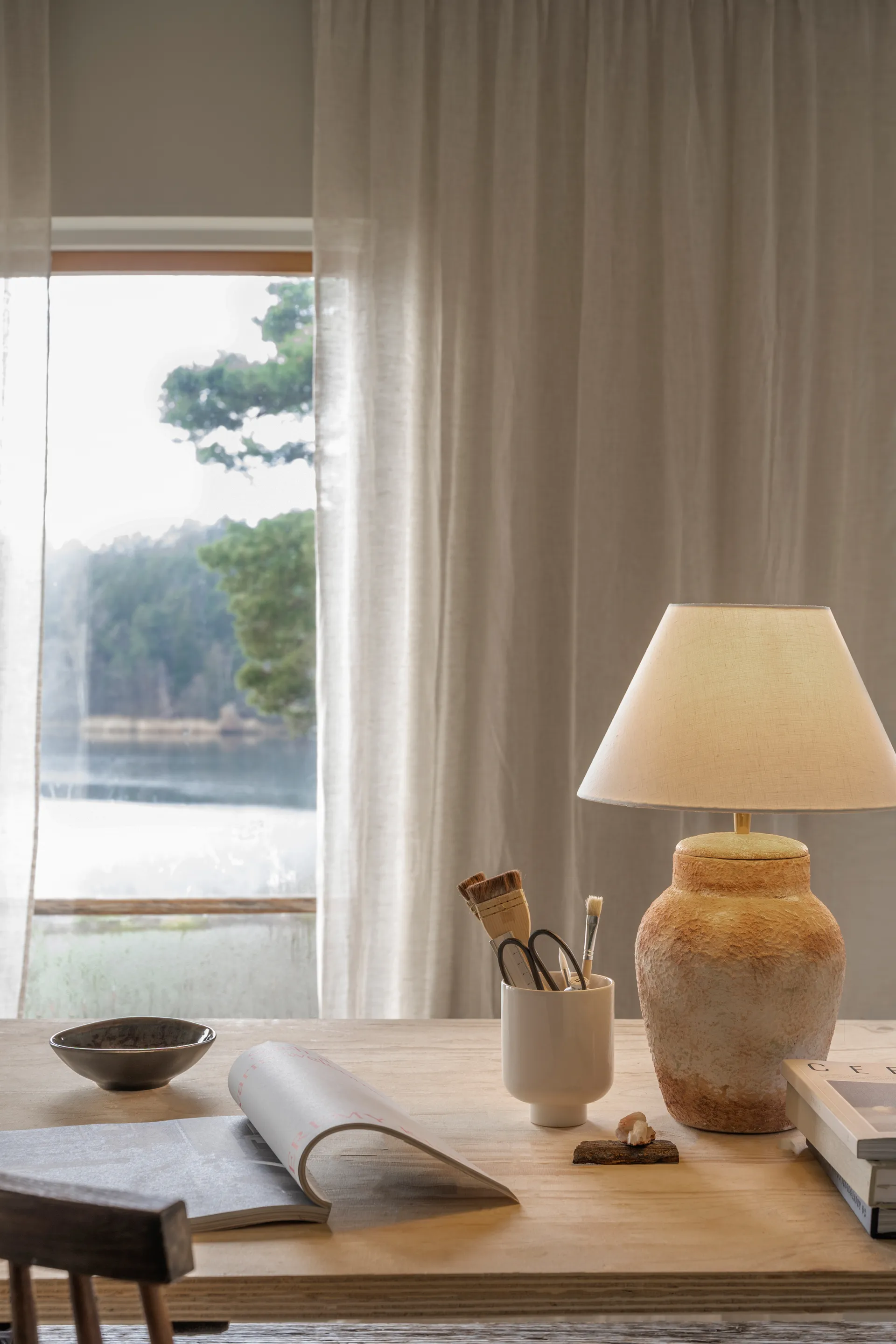 Basic wide lampenkap Ø25 cm, White Watt & Veke