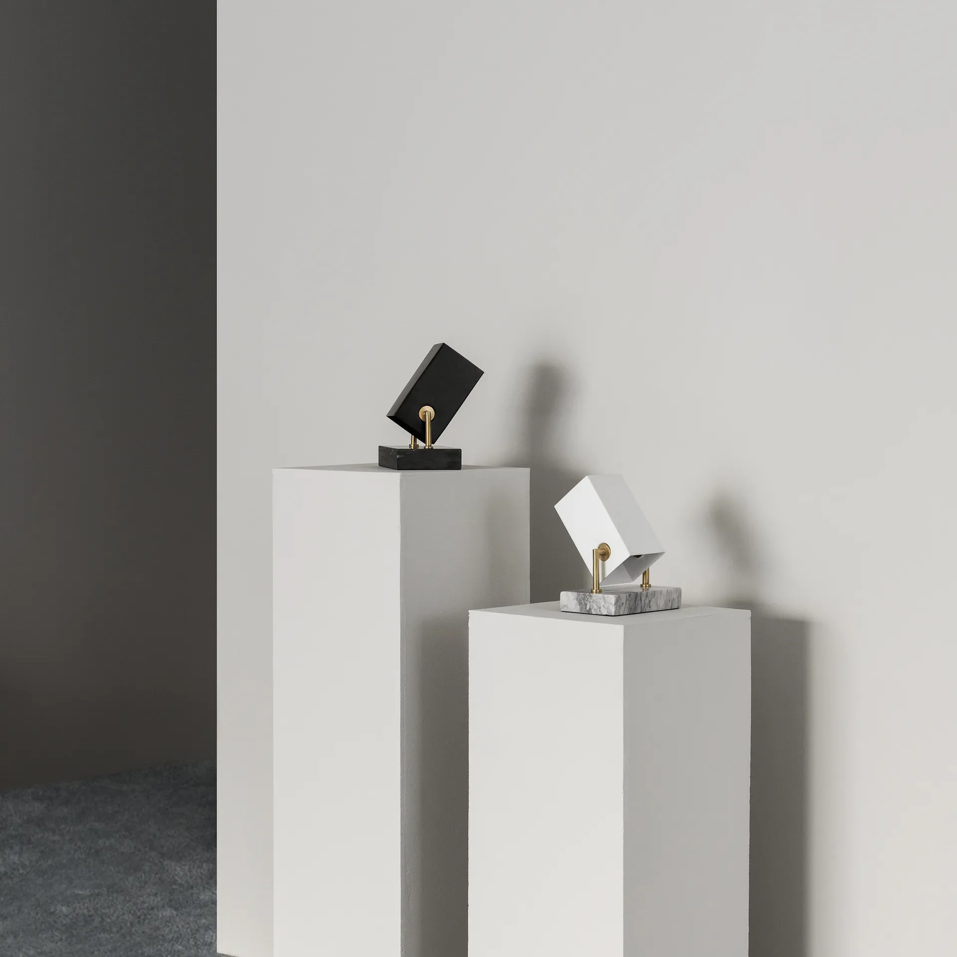 Box vloerspotlamp, matwit Watt & Veke