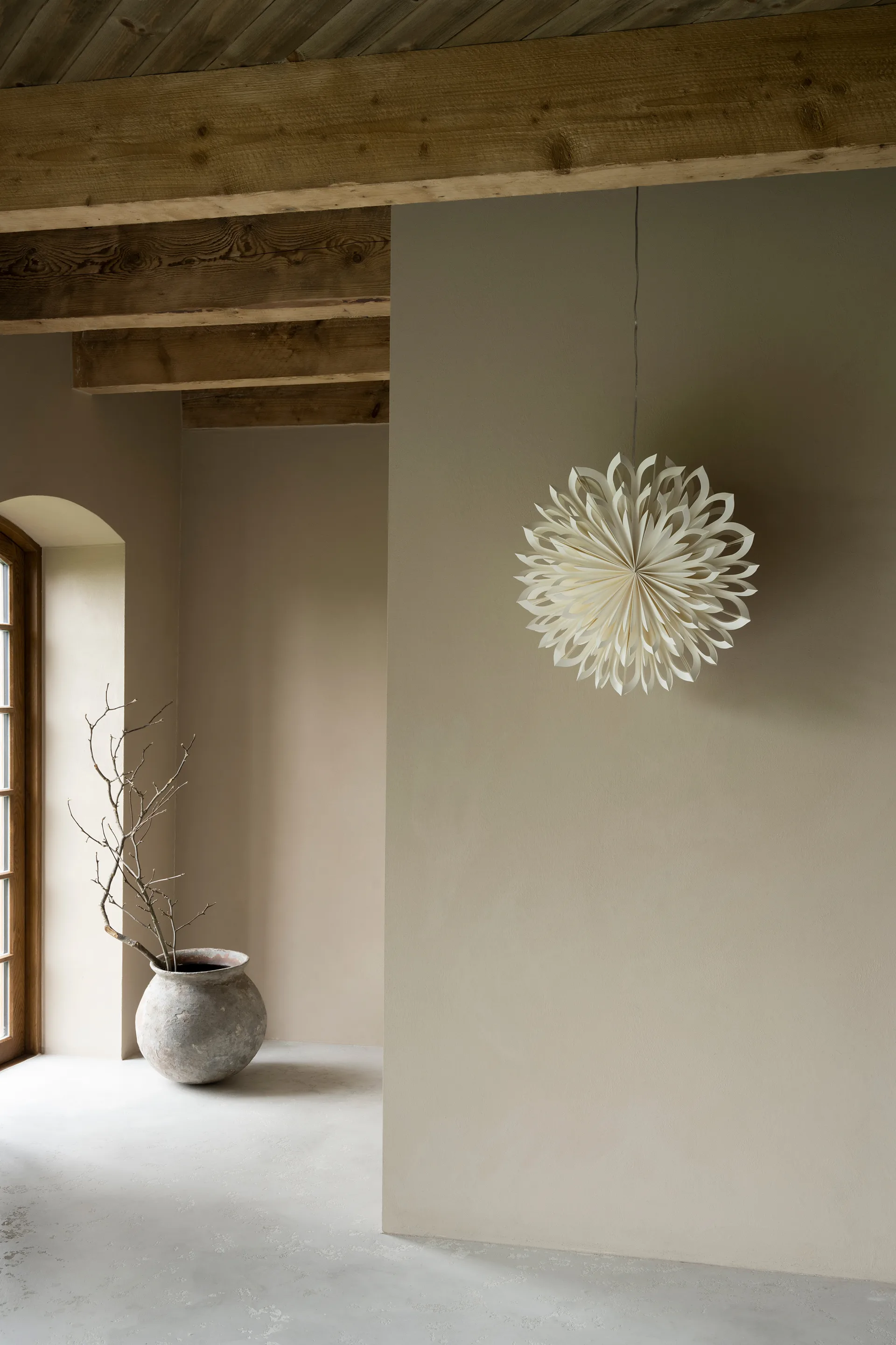 Clara adventsster Ø50 cm, Wit Watt & Veke