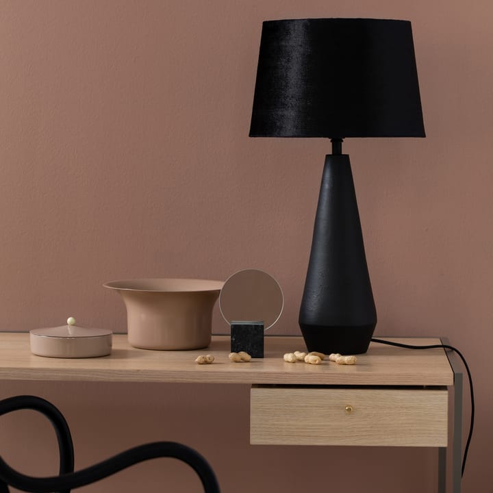 Dallas lampvoet 46 cm, Mat zwart Watt & Veke