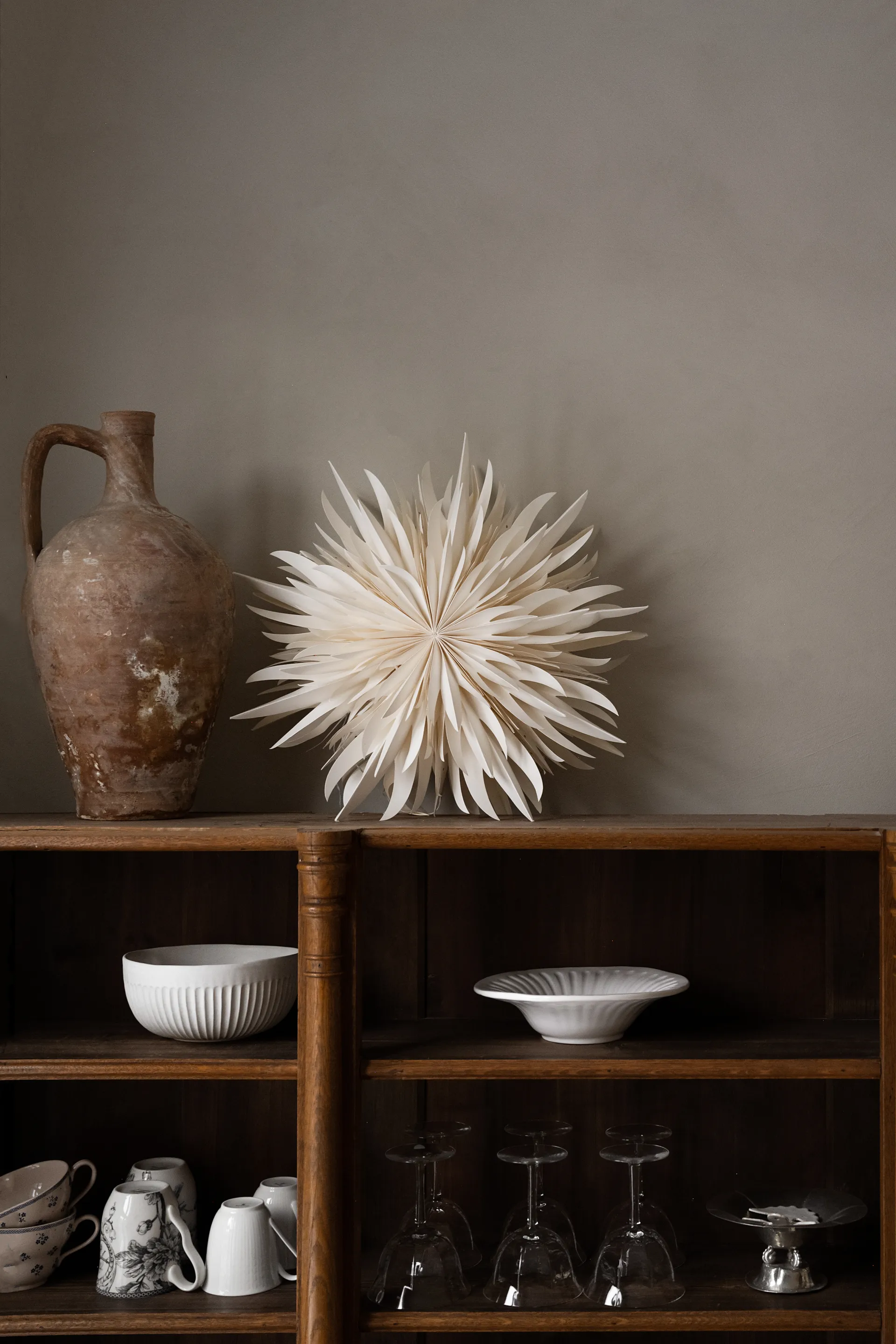 Eldig kerstster Ø52 cm, wit Watt & Veke