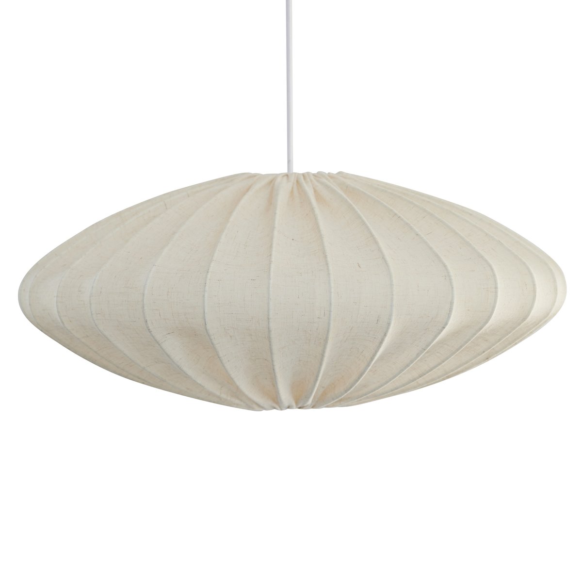 Watt & Veke Ellipse lampenkap 65 cm linnen Natural | Scandinavisch Interieur | Hanglampen | Beige