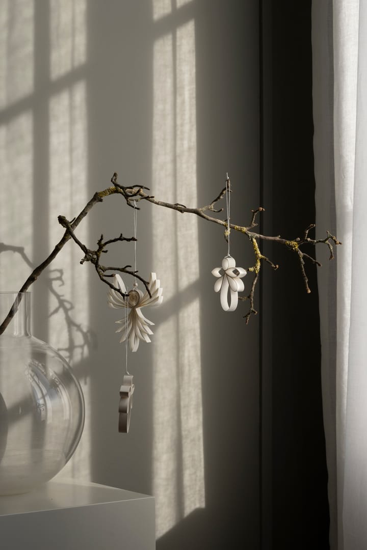 Engla kerstdecoratie 3-delig, White Watt & Veke