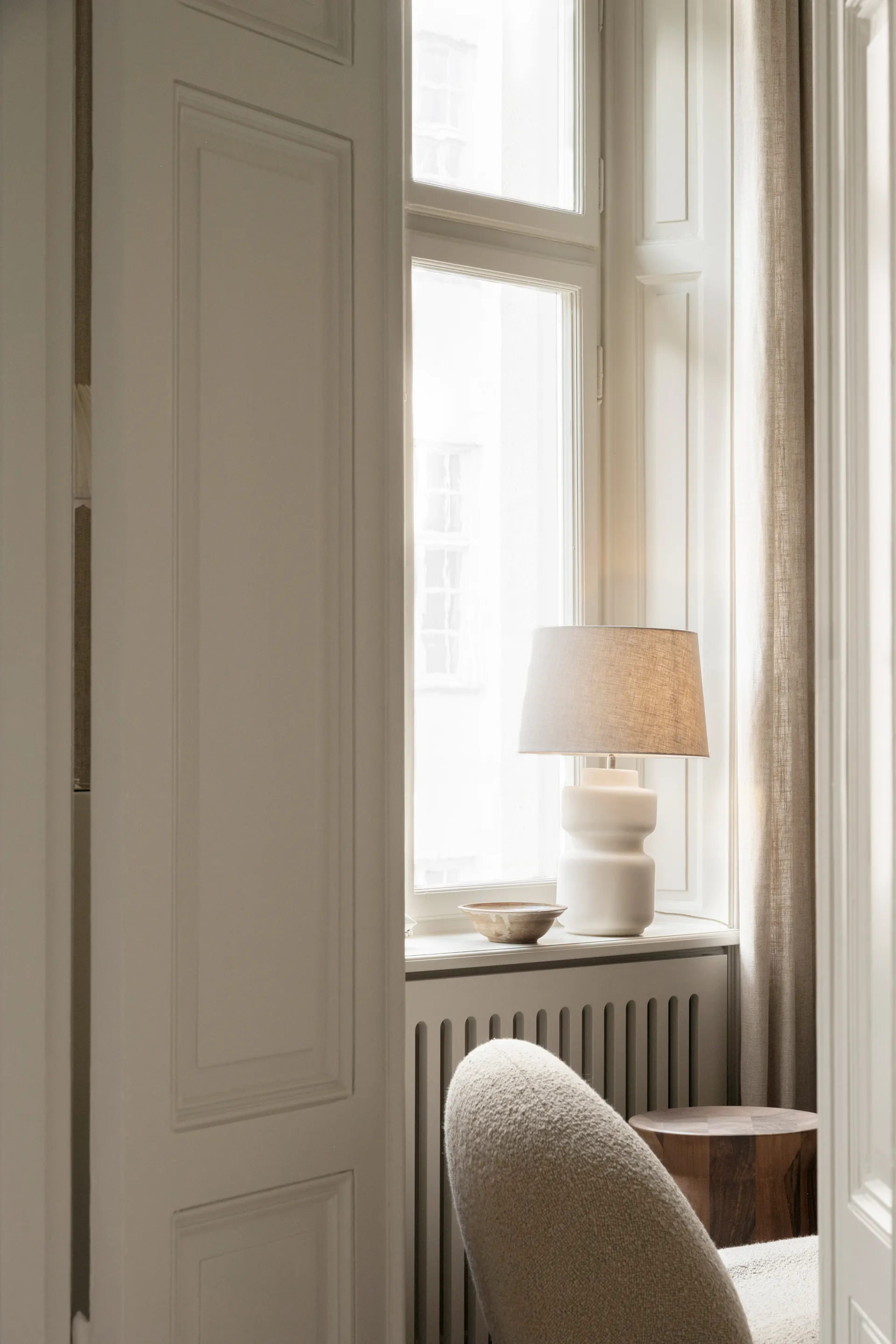 Evy lampvoet 37 cm, White-ivory Watt & Veke