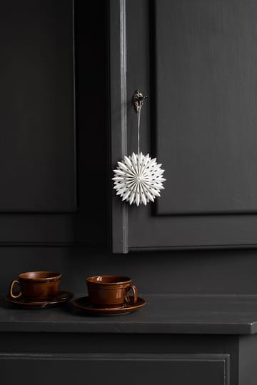 Flake kersthanger Ø10 cm - Wit - Watt & Veke