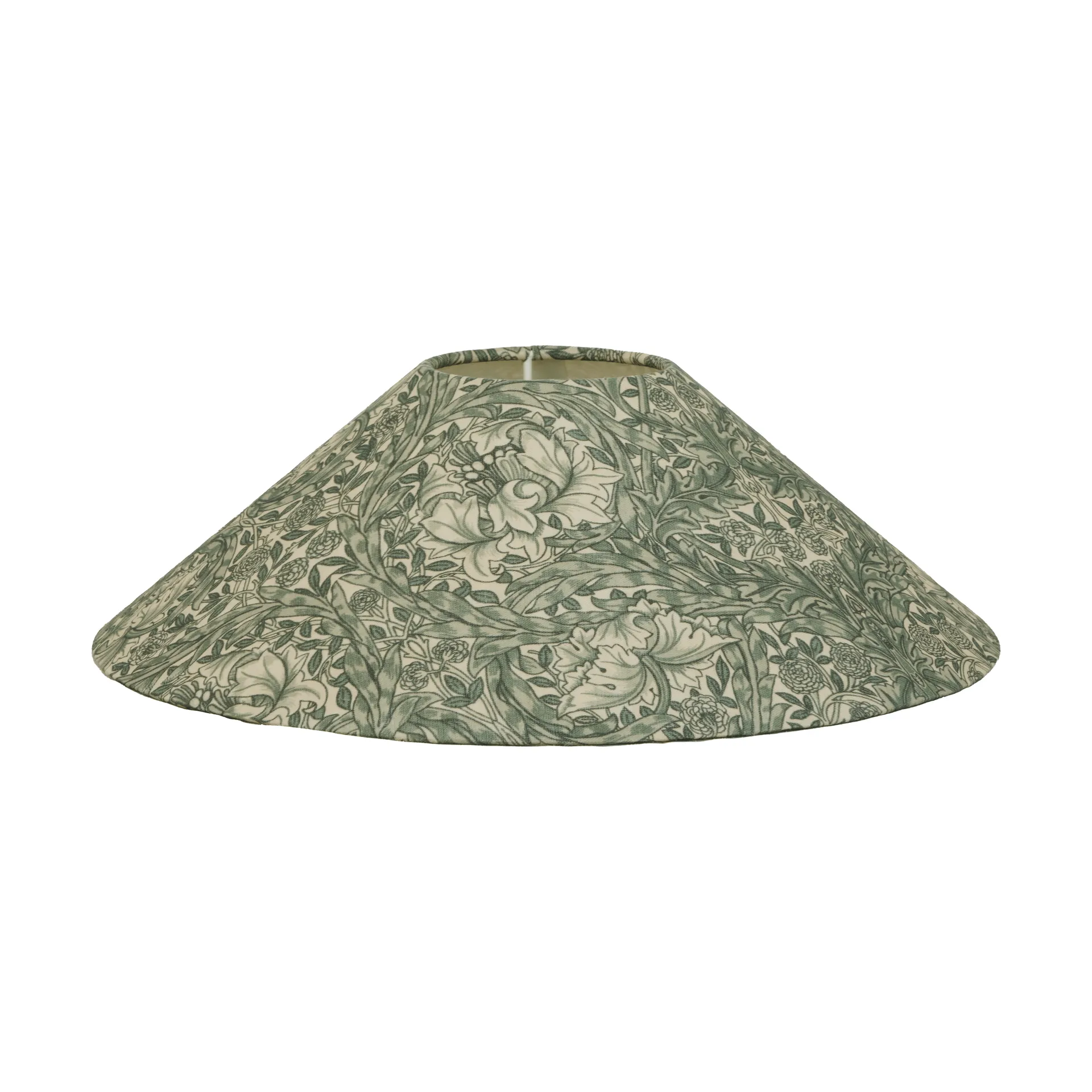 Flat shade lampenkap, African marigold groen, Ø36x10 cm Watt & Veke
