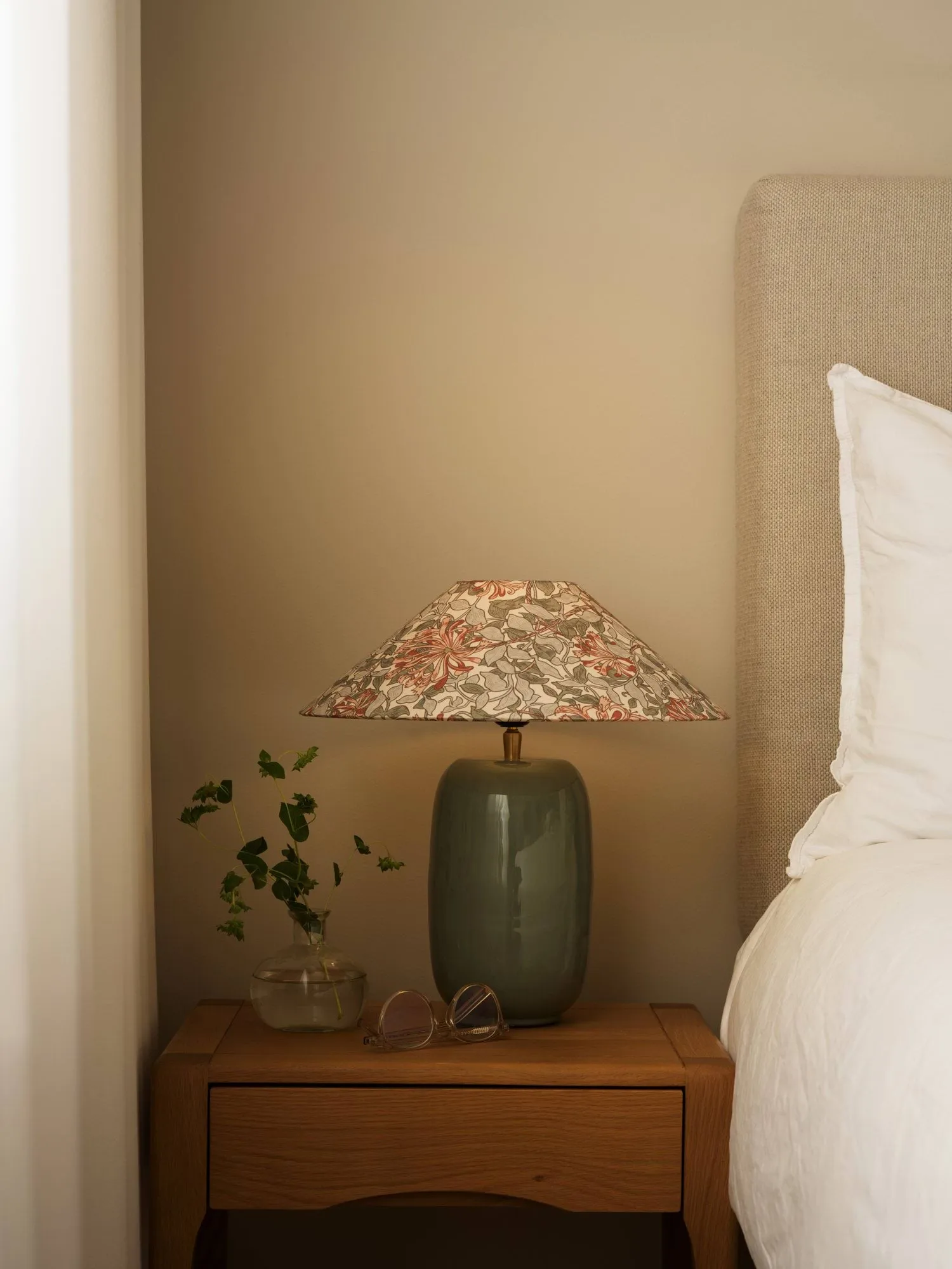 Flat shade lampenkap, Honeysuckle blush, Ø36x10 cm Watt & Veke