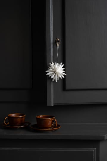 Flower kersthanger Ø10 cm - Wit - Watt & Veke