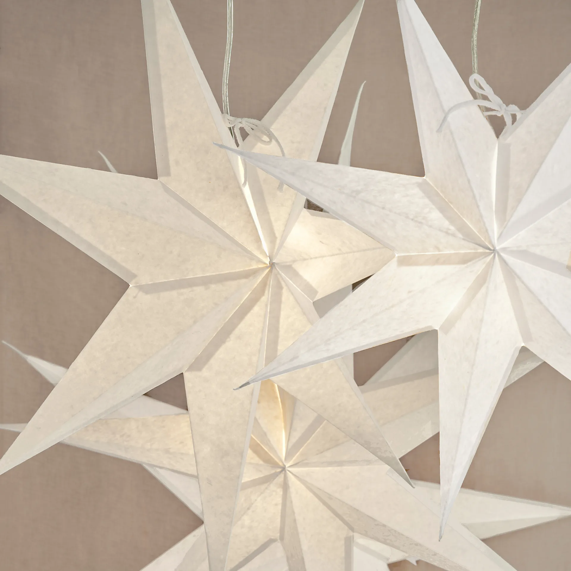 Greta kerstster wit, 60 cm Watt & Veke