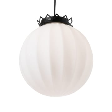 Karl Filip plafondlamp - opaalglas/zwart - Watt & Veke
