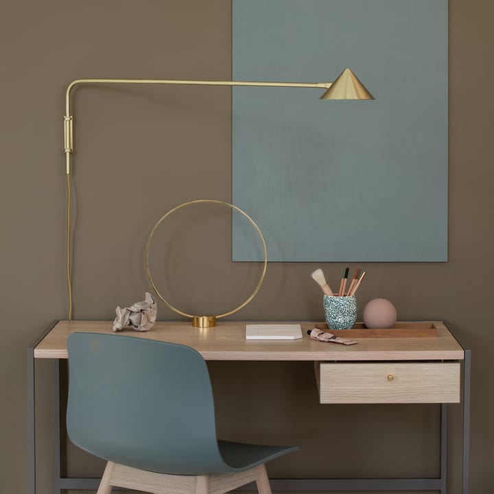 Kelly wandlamp lange arm, Goud Watt & Veke