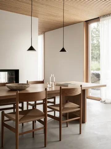 Kuro hanglamp - Black, Ø17x9 cm - Watt & Veke