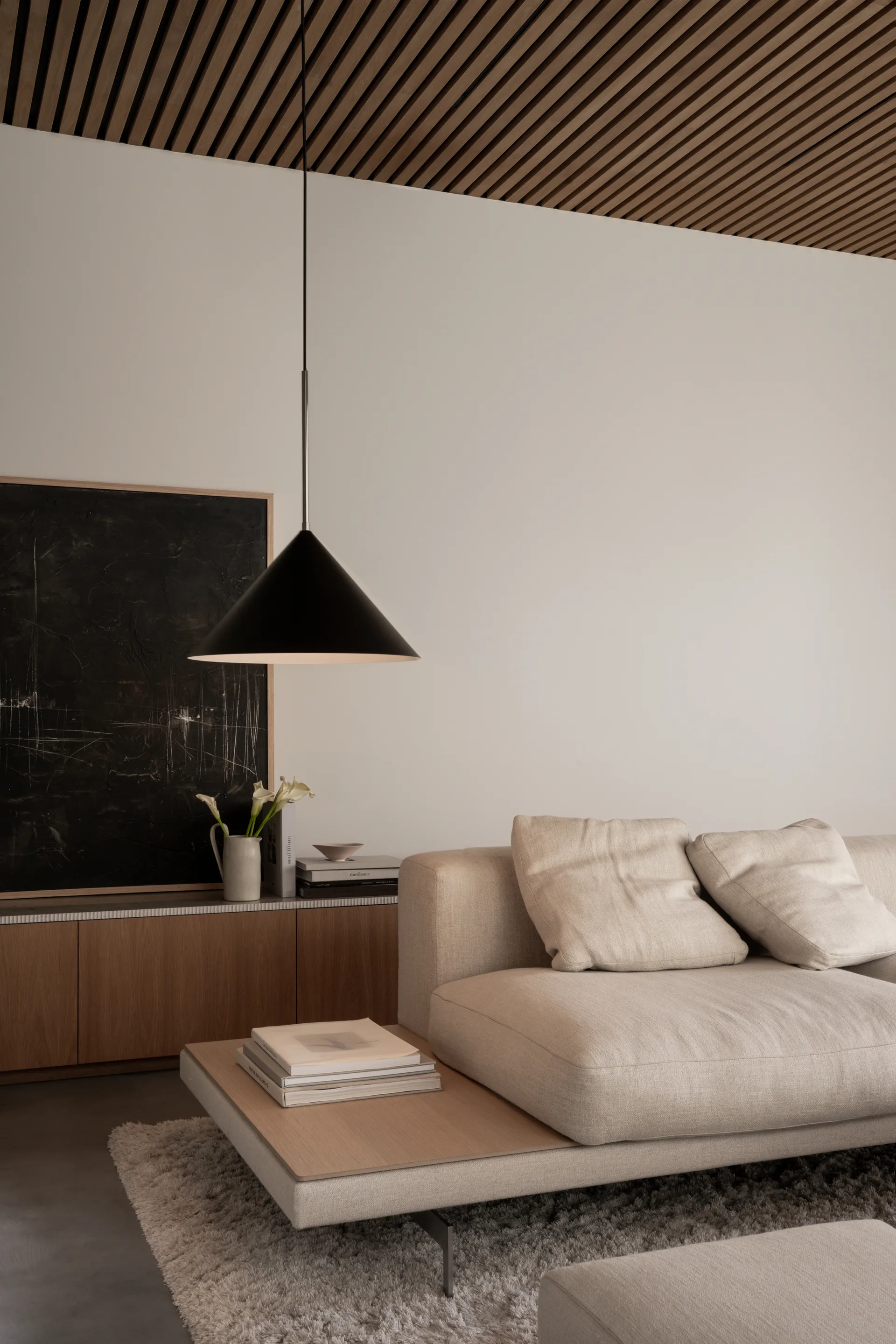 Kuro hanglamp, Black, Ø45x25 cm Watt & Veke