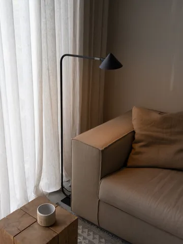 Kuro vloerlamp - Black, Ø14x120 cm - Watt & Veke