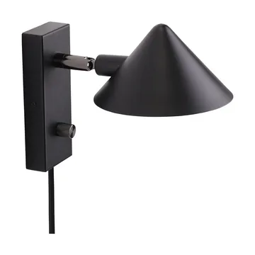 Kuro wandlamp - Black, Ø14x16 cm, read - Watt & Veke