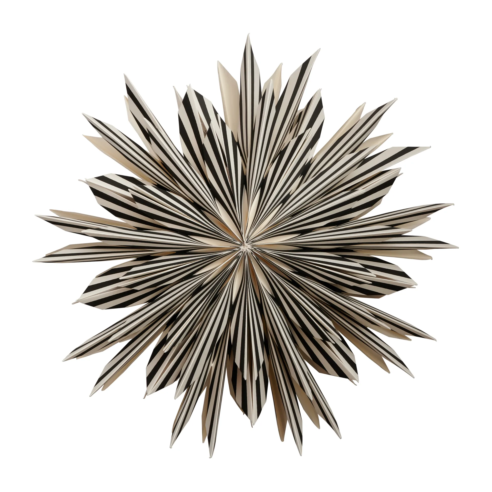 Leah adventsster Ø50 cm, Zwart-wit Watt & Veke