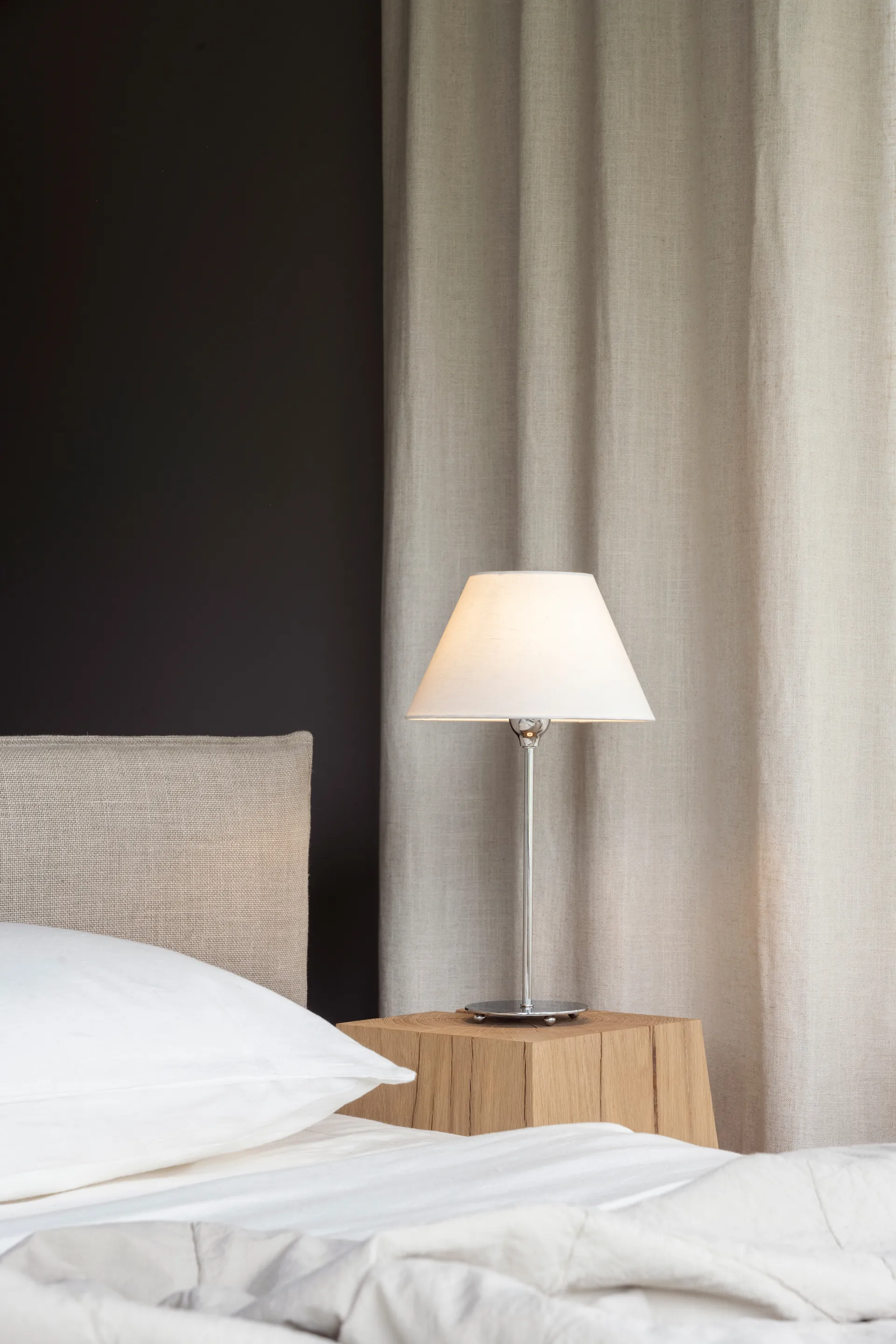 Line 35 tafellampvoet, Zilver Watt & Veke