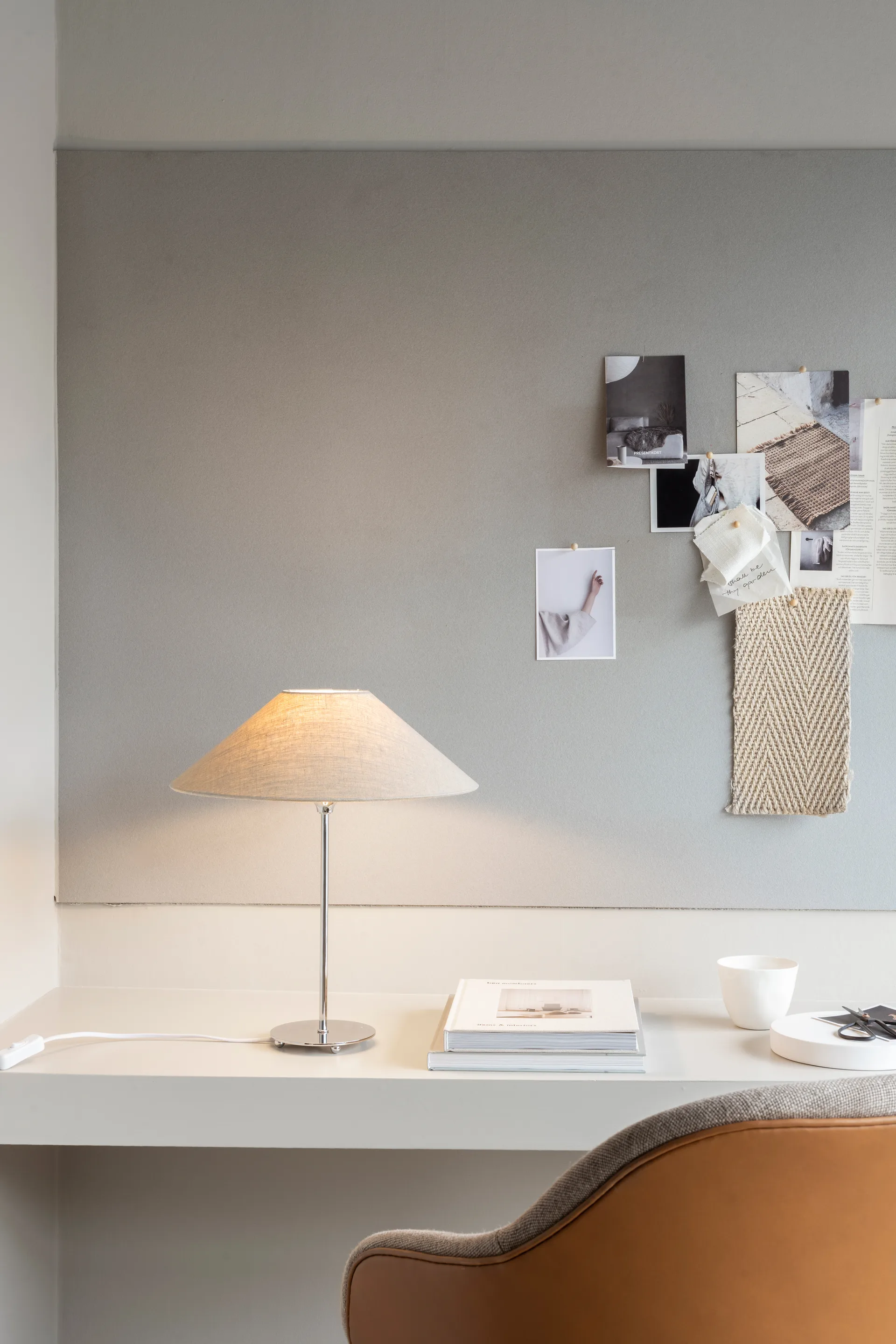 Line 35 tafellampvoet, Zilver Watt & Veke