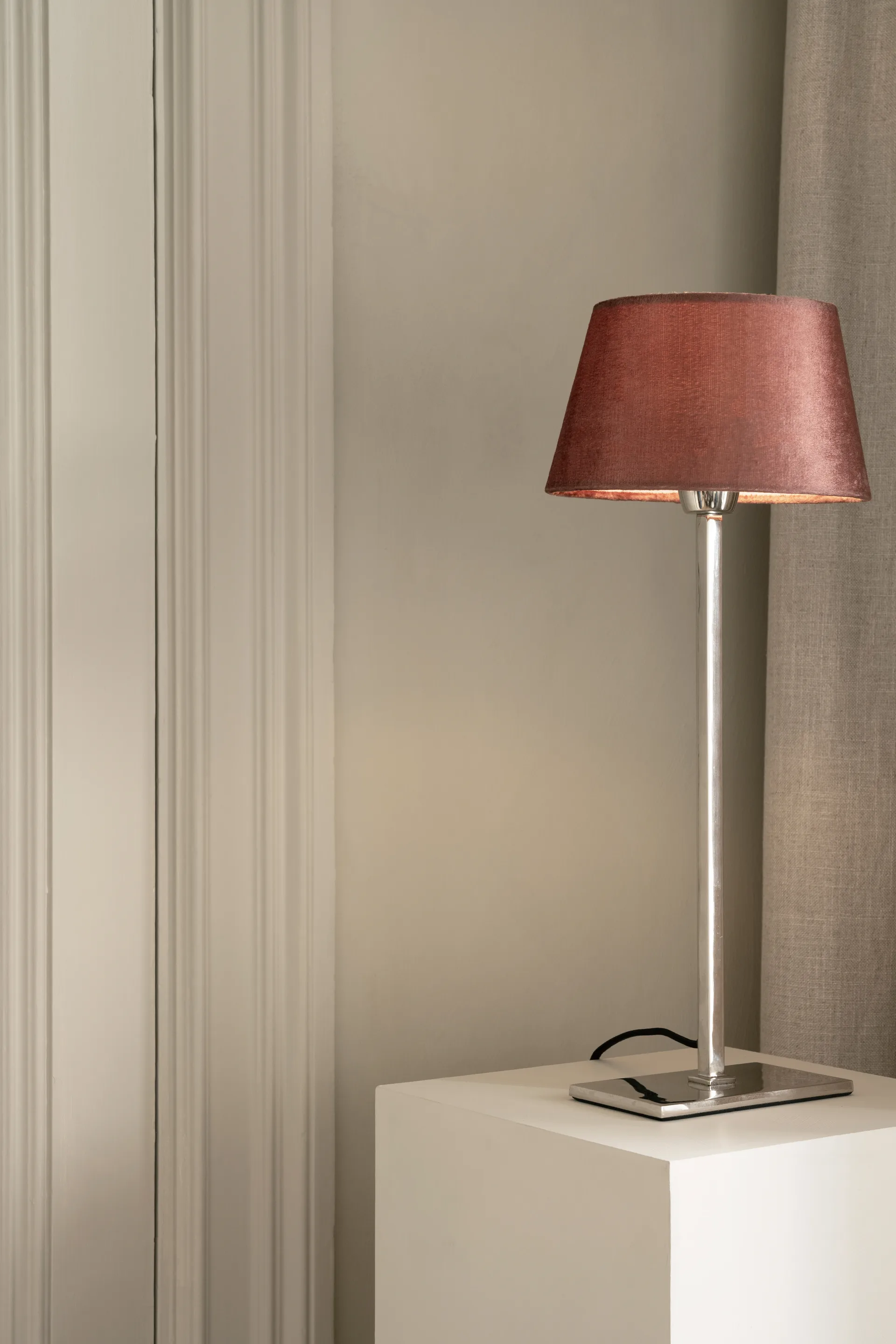 Lola lampenkap 20 cm, Dusty rose Watt & Veke