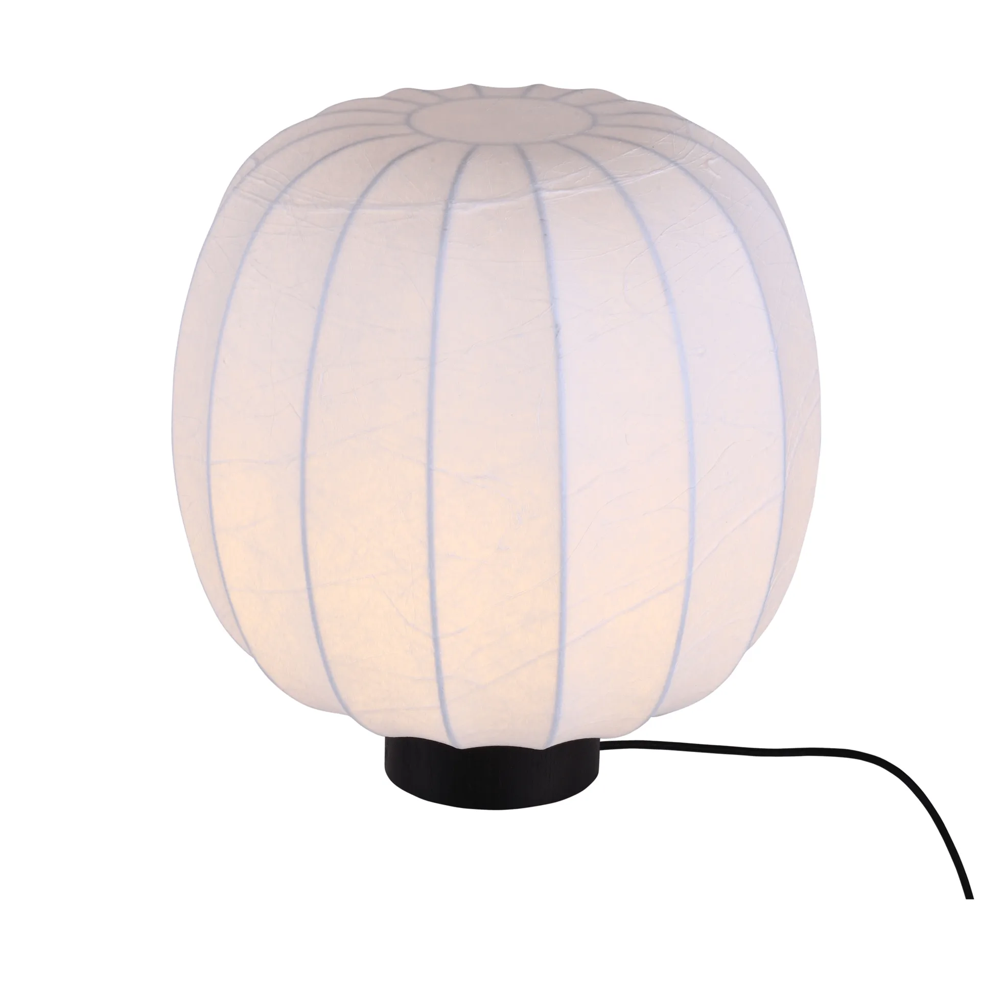 Lunari tafellamp, White-donker essen, Ø30x32 cm Watt & Veke