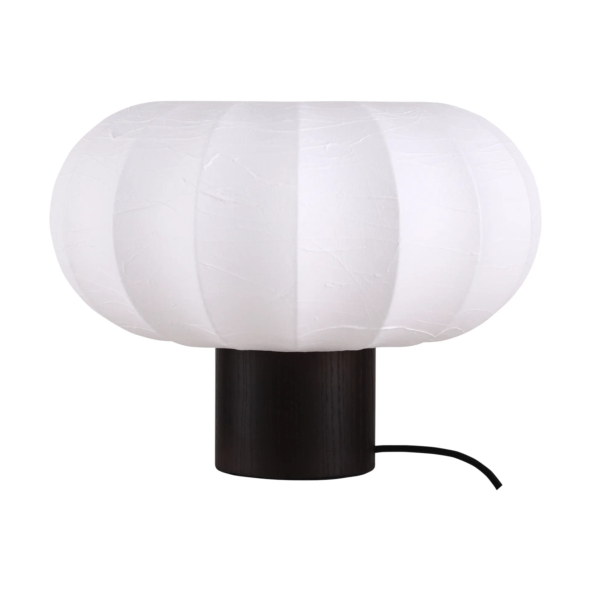 Lunari tafellamp, White-donker essenhout, Ø32x24 cm Watt & Veke