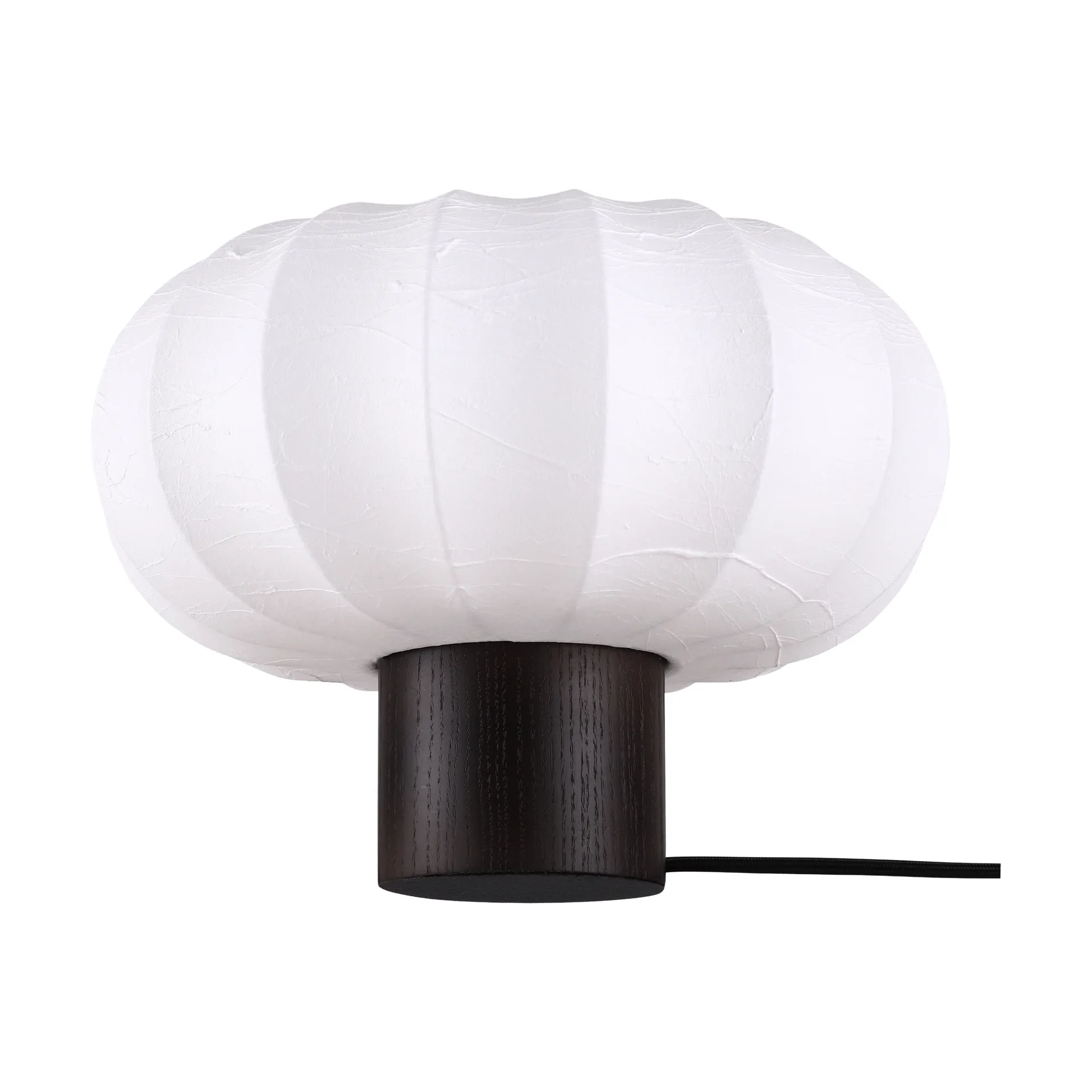 Lunari tafellamp, White-donker essenhout, Ø32x24 cm Watt & Veke